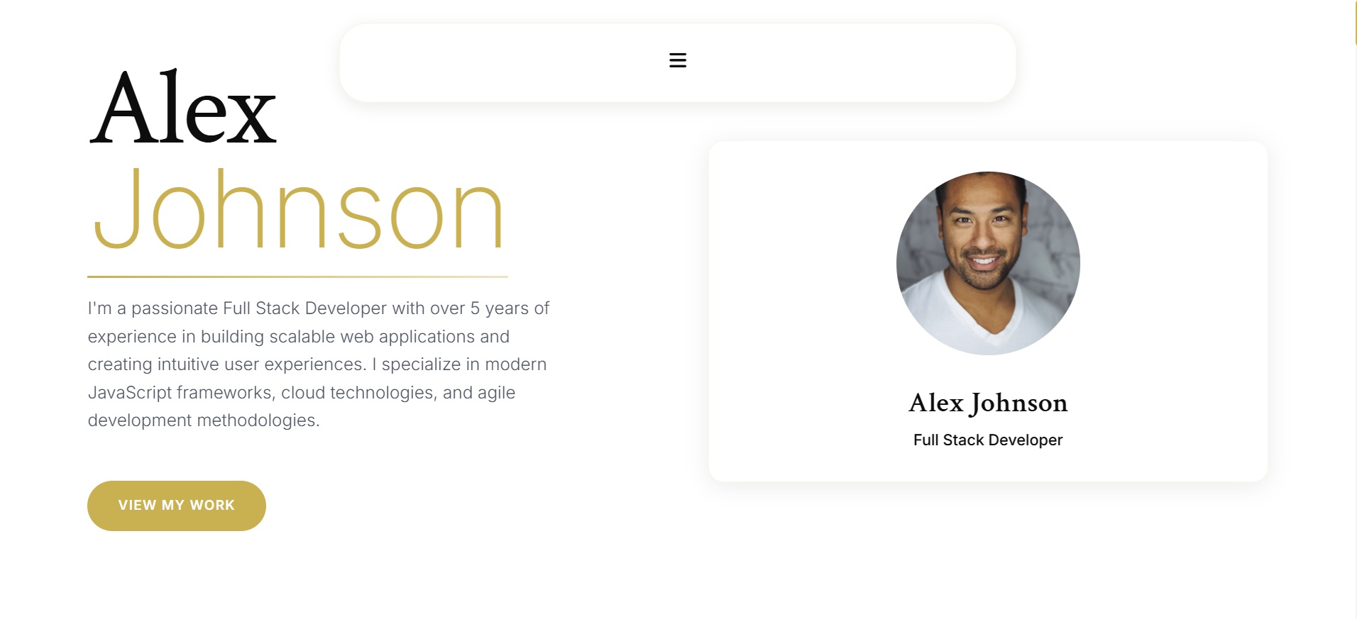 Creative Portfolio Template