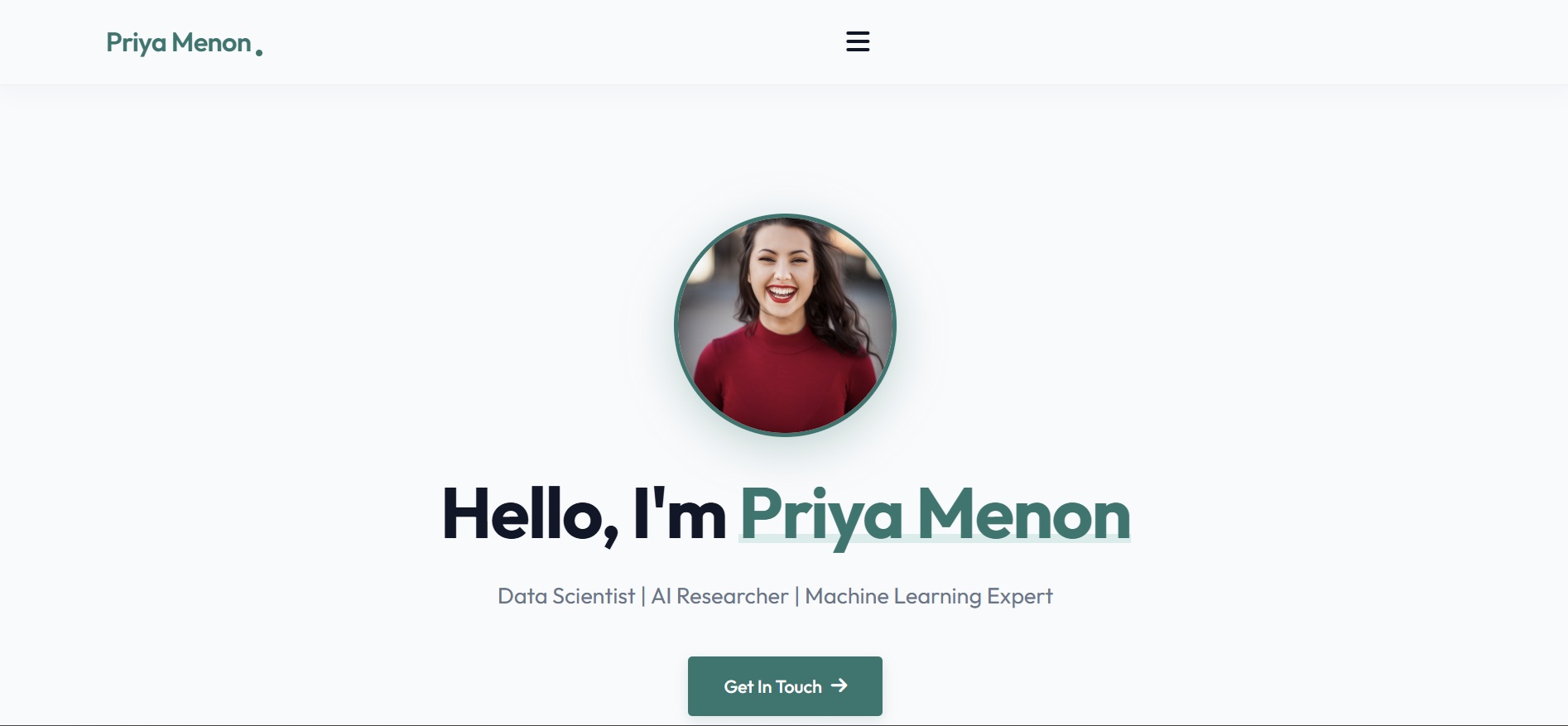 Minimalist Portfolio Template