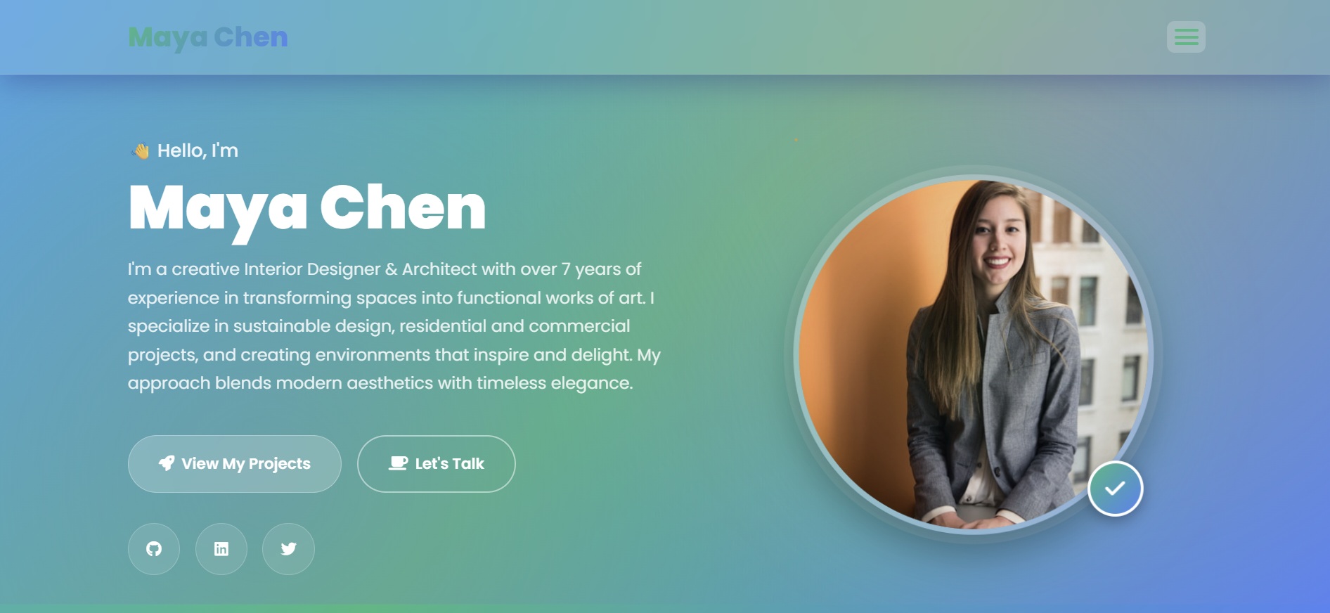 Professional Portfolio Template